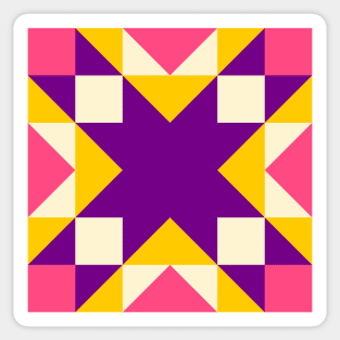 SCANDINAVIAN STARS quilt pattern 02 Sticker